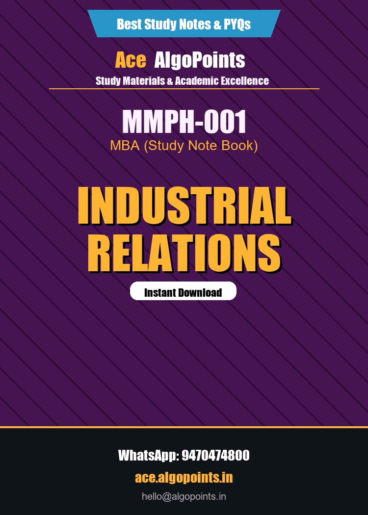 MMPH-001 - Industrial Relations