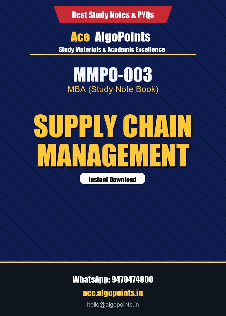 MMPO-003 - Supply Chain Management