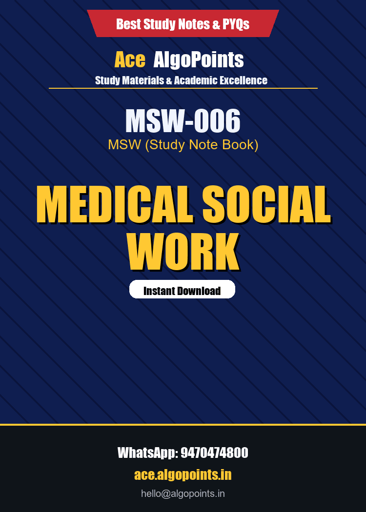 MSW-006 - Medical Social Work