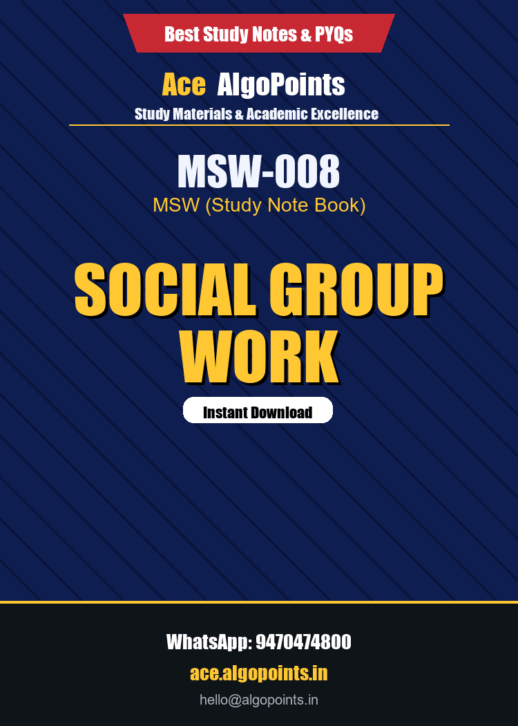 MSW-008 - Social Group Work