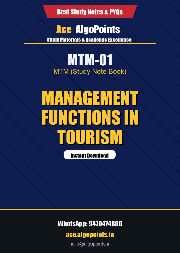 MTM-01 - Management Functions in Tourism