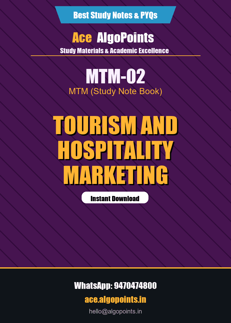 MTM-02 - Tourism and Hospitality Marketing