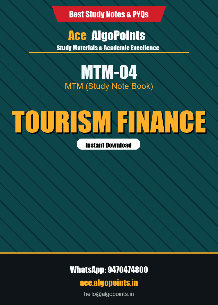 MTM-04 - Tourism Finance