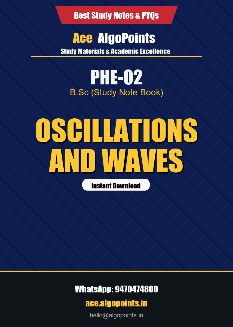 PHE-02 - Oscillations and Waves