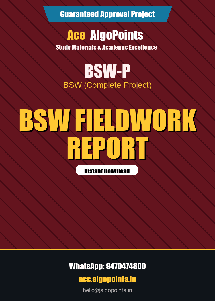 BSW-P - BSW Fieldwork Report