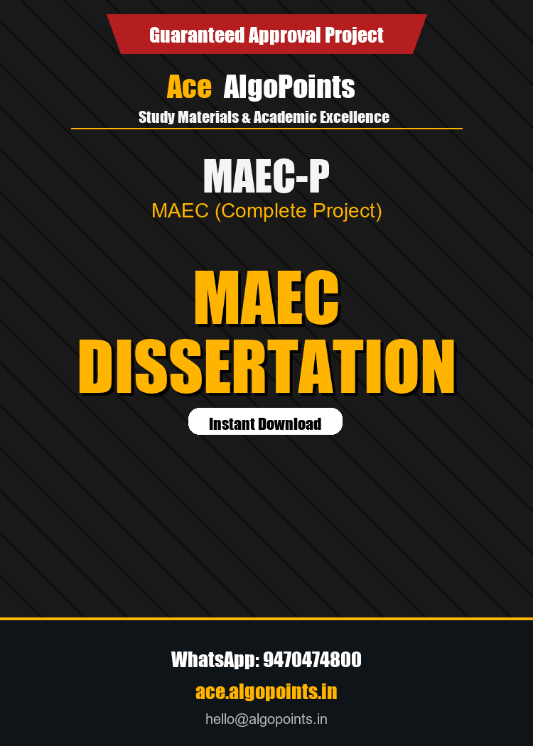 MAEC-P - MAEC Dissertation