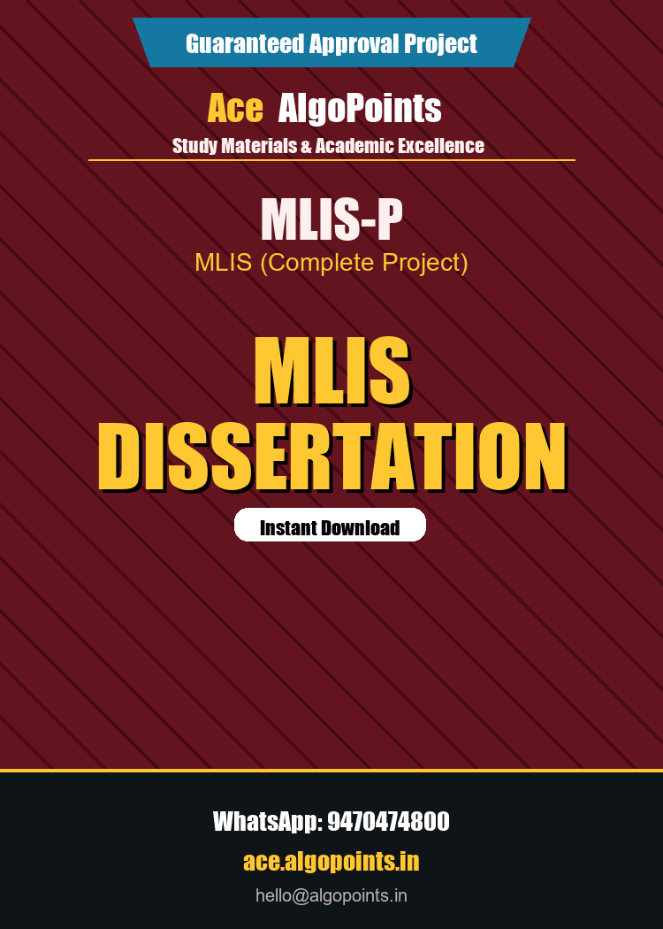 MLIS-P - MLIS Dissertation